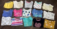 3-6 Months Baby Girls T-Shirt Bundle M&S, MOTHERCARE, H&M Etc Baby T-shirt price