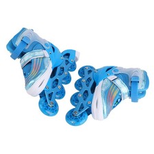 Kids Inline Skates Blue Adjustable Soft Exercise Balance High Strength Roller Skates price