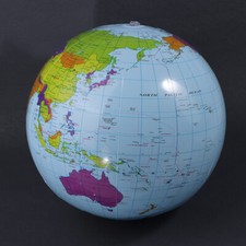 16" 40cm Inflatable World Geography Earth Map Ball Beach Ball Inflatable Big Toy Geography price