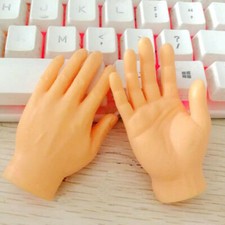 Left + Right Mini Tiny Hand Models Joke Finger Puppet Little Finger Hand Models price