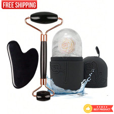 Silicone Face Ice Roller Mould Facial Massager & Gua Sha Roller Puffiness Relief Face Care Sets price