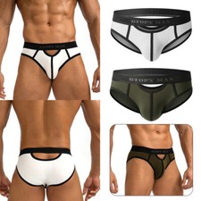 Men's Underwear Sexy U Pouch Boxer Briefs Shorts Cotton Breathable Panties AU Men's Boxer price