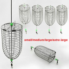 1-4Pcs Fishing Tool Basket Feeder Holder Tackle Accessory Fishing Trap Bait Cage Fishing Accessory price