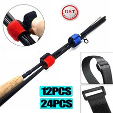up24x Fishing Rod Tie Strap Tackle Wrap Band Pole Holder Fastener Fish Accessory Fishing Accessory price