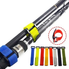 10pcs Fishing Rod Tie Strap Tackle Wrap Band Pole Holder Fastener Fish Accessory Fishing Accessory price
