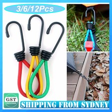 3-12 X Antislip Stretch Latex Tent Peg Hook Camping Accessories Rope Outdoor 6in Camping Accessory price