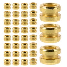 50pcs Vintage Guitar Beads: Authentic Bridge Bone Beads & String Anchors - Acoustic Guitars price