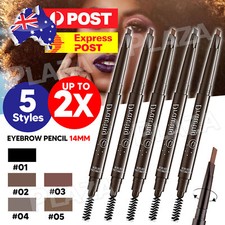 Waterproof Eyebrow Pencil Eye Brow Eyeliner Pen With Brush Makeup Cosmetic Tool Eyebrow Makeup price