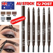 Waterproof Eyebrow Pencil Brow Eye Eyeliner Pen With Brush Makeup Cosmetic Tool Eyebrow Makeup price