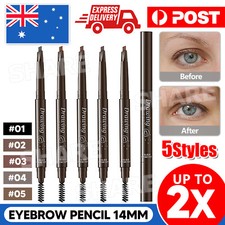 Waterproof Eyebrow Pencil Eye Brow Eyeliner Pen With Brush Makeup Cosmetic Tool Eyebrow Makeup price