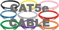 Network Patch Cable CAT5e CAT5 0.5m 1m 2m Blue Black Gray Green Pink *SHIP NSW Network Cable price