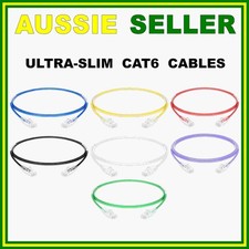 Ultra Slim Thin Network Patch Cable CAT6 0.3m 0.5m 1m 2m 5m Blue Black Yellow Network Cable price