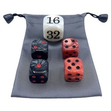 Backgammon Pearls Dices Set 22mm Doubling Cubes 4Pcs16mm Dices with Storage Bag Backgammon price