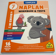 Year 7 NAPLAN Style Complete Workbook & Tests - Test Prep - Study Guide - VGC Basic Proficiency Test (TYT) price