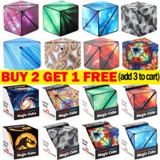 Magic Cube 3D Shashibo Shape Shifting Box Anti Stress Hand Flip Puzzle Toy Gift Geometry price