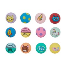 New High Bounce Hand Ball Printed Rubber Bouncing Toy Balls Multicolored - Au Balls price