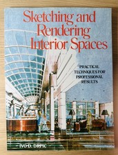 Sketching and Rendering Interior Spaces, Design Home Book Architecture Art and Architecture Books price