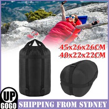 Compression Sack Sleeping Bag Cover Pouch Clothing Outdoor Camping Waterproof AU Sleeping Bag price