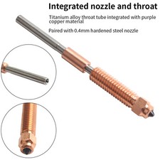 One Piece Nozzle 0.4mm for CReality K1 Max/K1 C/Ender-3 V3 3D Printer Accessory Printer Accessory price
