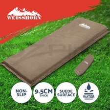 Weisshorn Self Inflating Mattress Camping Sleeping Mat Air Bed Pad Single Coffee Air Mattress price