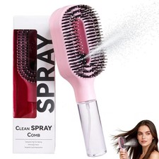 2 in one Spray Hair Brush  with Water Spray Hair Styling Tool Anti-Tangle Brush Hair Styling Spray price