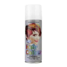 White Hair Spray 175ML Temporary Plain Coloured Hairspray Colours Party Styling Hair Styling Spray price