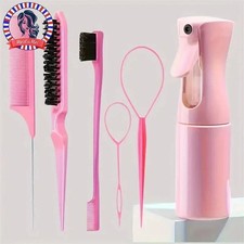 6pcs Hair Styling Brush Set Teasing Brush, Edge Brush, Spray Bottle & Comb Hair Styling Spray price