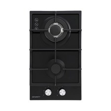 Devanti Gas Cooktop 30cm 2 Burner Built-in Stove Glass Cook Top NG LPG Wok Built-in Cooktops price