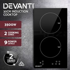 Devanti Induction Cooktop 30cm Electric Stove Ceramic Cook Top Kitchen Cooker Built-in Cooktops price