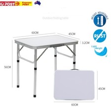 3E Folding Camping Table Adjustable Portable Picnic Outdoor BBQ Desk 60CM Camping & Picnic Table price