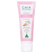 GAIA Natural Baby Natural Probiotic Toothpaste Bubblegum 50g Baby Toothpaste price