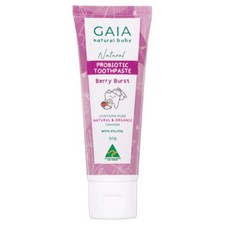 GAIA Natural Baby Natural Probiotic Toothpaste Berry Burst 50g Baby Toothpaste price