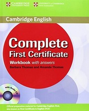 Complete First Certificate Workbook with Answers and Audio CD By Foreign Language Teaching Books and Sets price