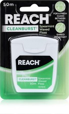 Reach Cleanburst Spearmint Waxed Dental Floss 50 M Length Dental Floss price