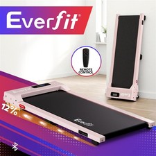 Everfit 3 in 1 Walking Pad Treadmill 12% Incline Under Desk Treadmills 38cmPink Treadmills price