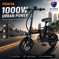 Electric Bike 1000W Foldable 48V 50KM/H Portable Commuter Travel Bicycle E-Bike Electric Bicycles price