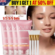 Yuri Korean Beauty Collagen Night Wrapping Mask Skincare Facial 75ml- 2.53oz New Masks price