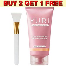 Yuri Korean Beauty Collagen Night Wrapping Mask Skincare Facial 75ml- 2.53oz Masks price