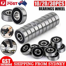 UP TO 30X 608RS Wheel Bearings Skateboard Roller Scooters Sealed Longboard Skate Skateboard price
