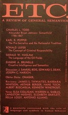 ETC.: A Review of General Semantics, Vol. XXIV, No. 2 (June 1967) Review Books price