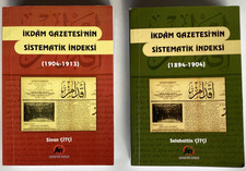 2xRare Turkish Academic Ref Set– İkdâm Gazetesi'nin Indeksi 1894–1913, VG _Hkm Classical Turkish (Divan) Literature price