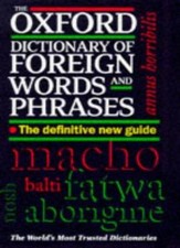 The Oxford Dictionary of Foreign Words and Phrases By Jennifer Speake Foreign Language Dictionaries price