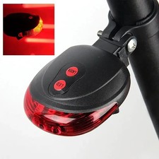 5 LED Bicycle Tail Light Laser Safety Warning Lamp Waterproof Bike Rear Tail Bicycle Accessories price