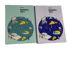 Edrolo Mathematics Year 8 Book 1 & 2 Textbook High School Learning Educational. YGS and LYS Books price