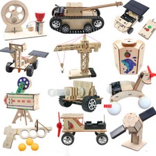24 Types Kids Science Experiment STEM Toy Set Kits Children Fun Assemble Wooden Science & Technology price