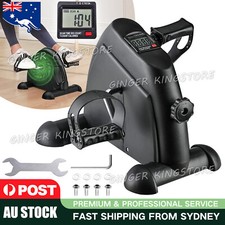 Under Desk Stationary Exercise Bike - Portable Arm Leg Foot Pedal Exerciser AU Exercise Bikes price