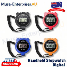 Handheld Stopwatch Digital Chronograph Sport Counter Lap Timer Alarm Watch Clock Stopwatch price