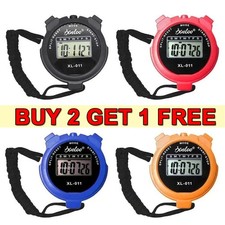 Handheld Stopwatch Digital Chronograph Sport Counter Lap Timer Alarm Watch Clock Stopwatch price