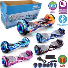 Electric Hoverboard Bluetooth Speaker LED Self Balancing Scooter UL Hoverboard price