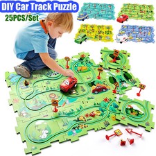 Children's DIY Car Track Puzzle Play Set Preschool Montessori Toy Educational Education Sets price